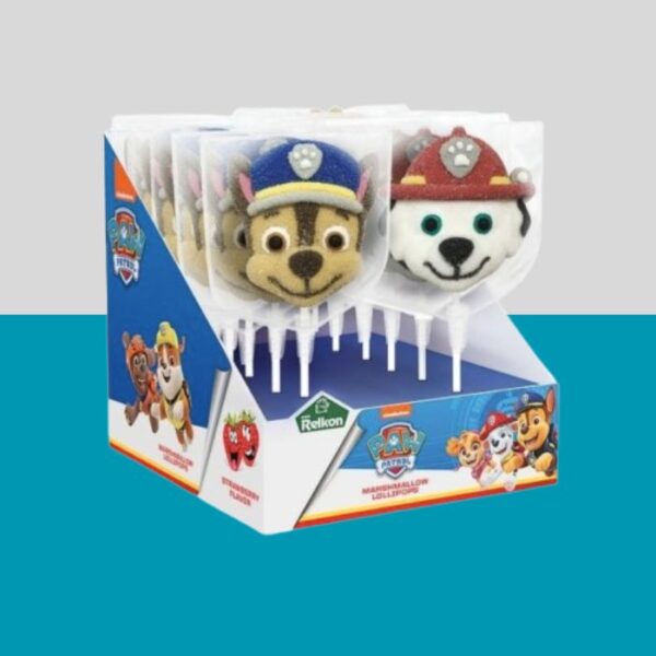 Paw Patrol Mallow Lollipop 45g x12