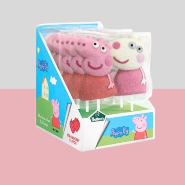 Peppa Pig Mallow Lollipop 45g x12