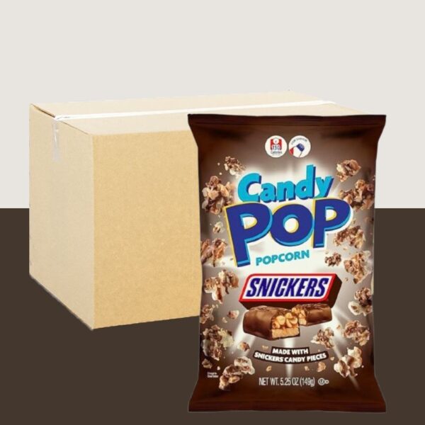 Candy Pop Snickers Popcorn 149g x12