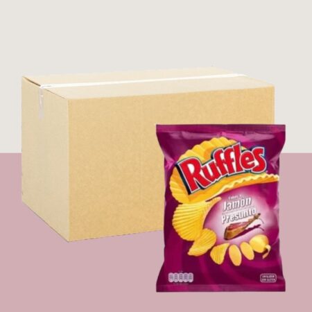 Ruffles Jamon Crisps 150g x19