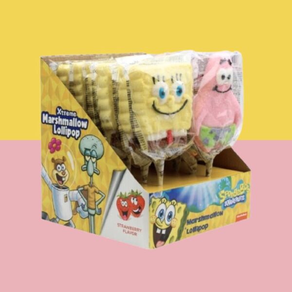 Spongebob Mallow Lollipop 45g x12