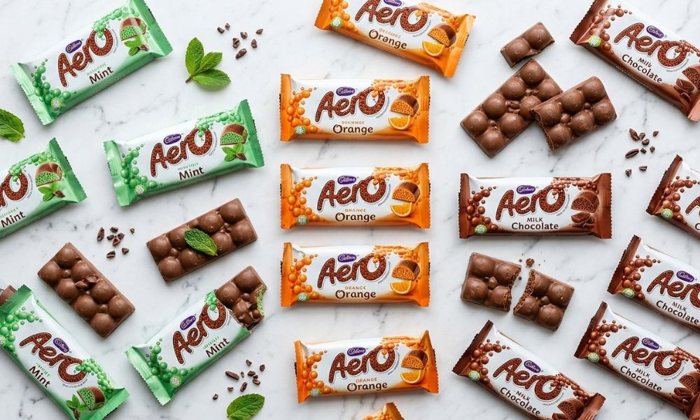 aero chocolate bar flavours