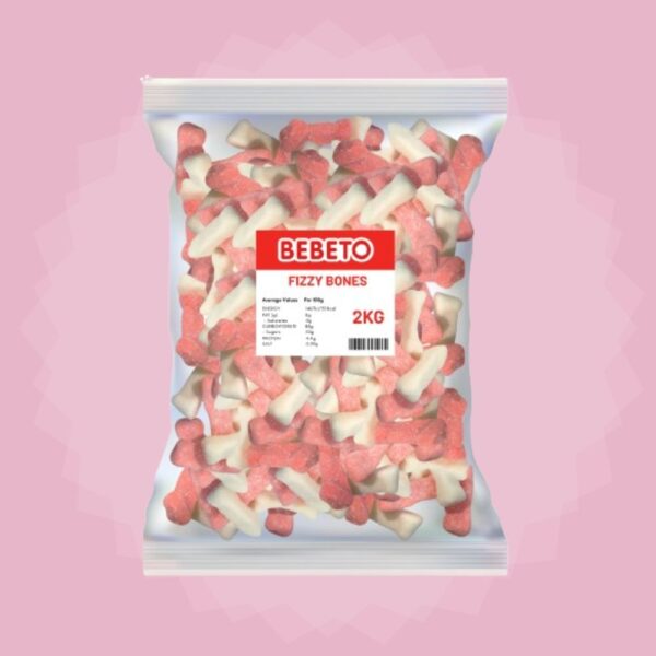 Bebeto Sour Fizzy Bones 2kg
