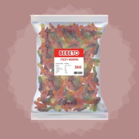 Bebeto Sour Fizzy Worms 2kg