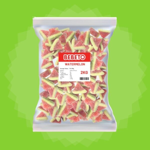 Bebeto Sour Fizzy Watermelons 2kg