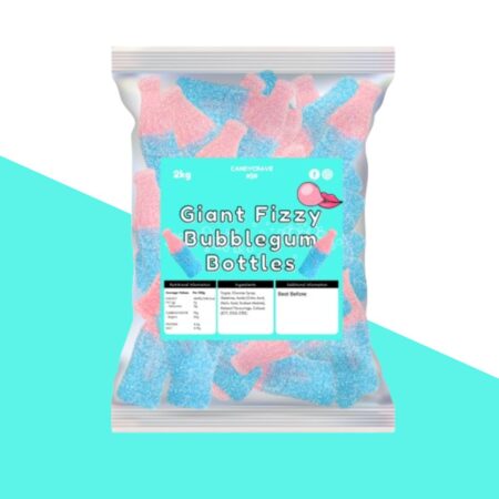 Candycrave Giant Fizzy Bubblegum Bottles 2kg