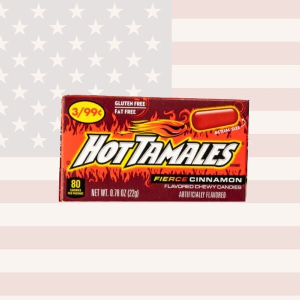 Hot Tamales Candy Box 22g x24