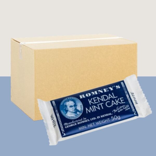 Romneys White Mint Cake Bar 50g x60