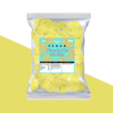 Candycrave Vegan Fizzy Pineapple Skulls 2kg