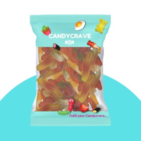 Candycrave Super Value Jelly Worms 1kg