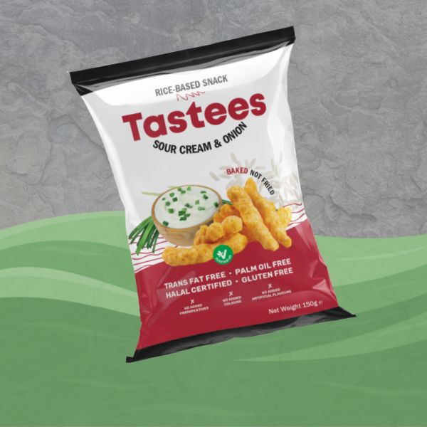Tastees Sour Cream & Onion 150g x24