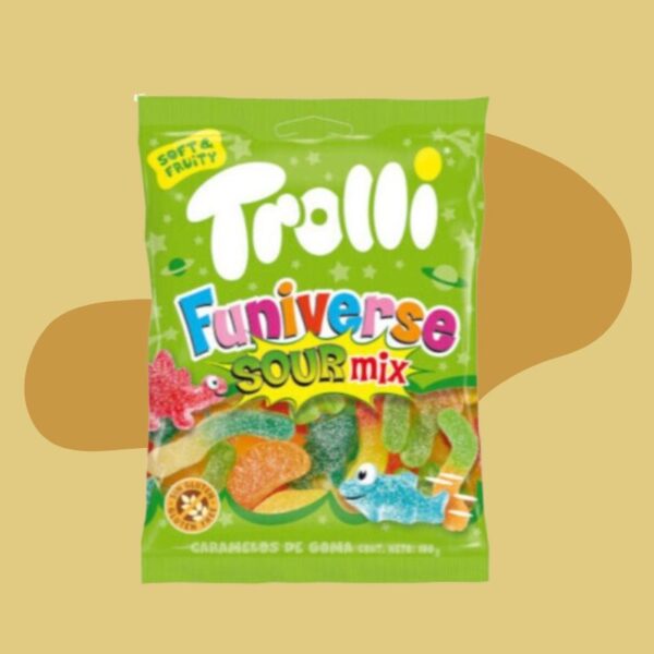 Trolli Funiverse Sour Mix 100g x12