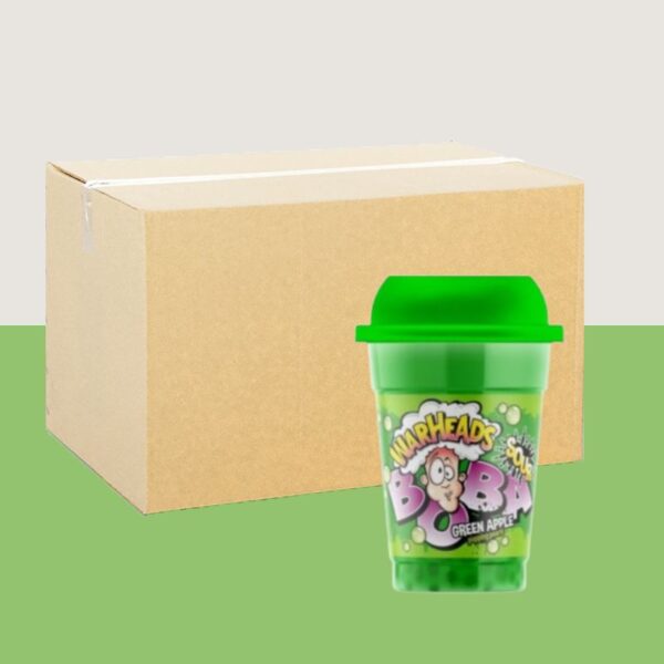 Warheads Boba Green Apple Bubble Tea 400ml x28