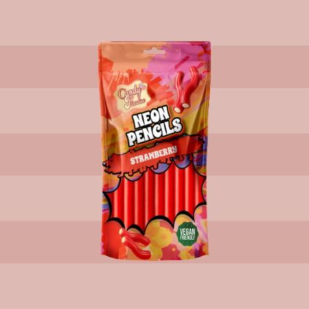 Candy Paradise Neon Pencils Strawberry 130g x12