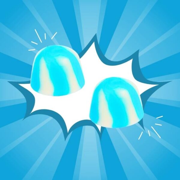 Dulceplus Blue Twist Kisses 1kg