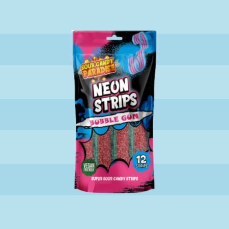 Candy Paradise Neon Strips Bubblegum 130g x12