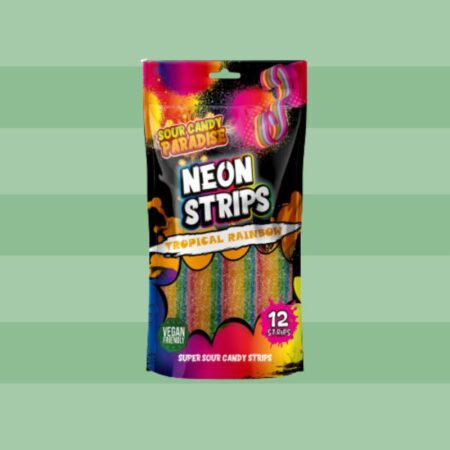 Candy Paradise Neon Strips Tropical Rainbow 130g x12
