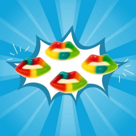 Dulceplus Jelly Multicolour Lips 1kg