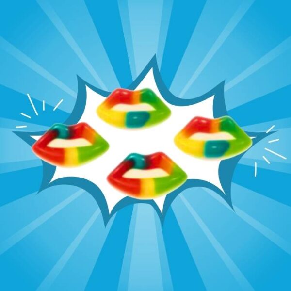 Dulceplus Jelly Multicolour Lips 1kg