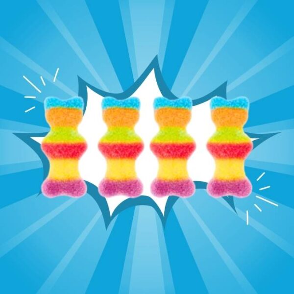 Dulceplus Fizzy Multicolour Bears 1kg