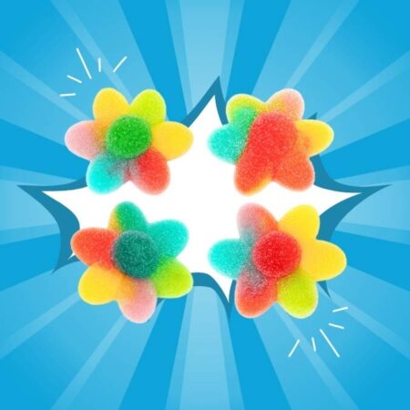 Dulceplus Fizzy Multicolour Flowers 1kg