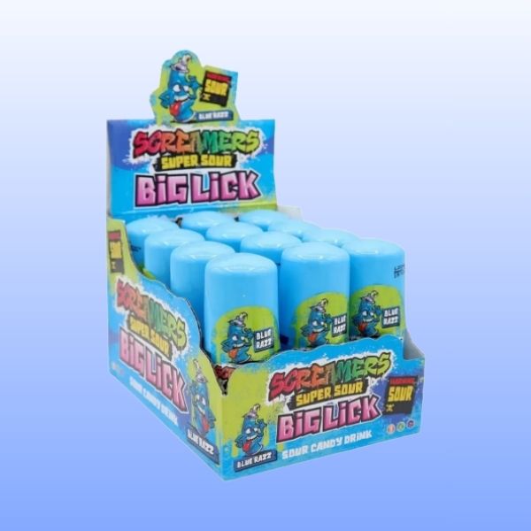 Zed Candy Screamers Big Lick Blue Razz x12