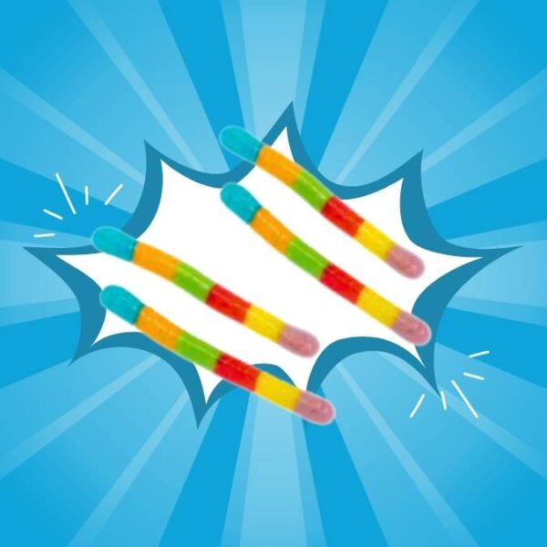 Dulceplus Jelly Multicolour Worms 1kg