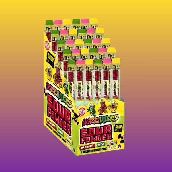 Zed Candy Screamers Sour Powder Tube x30