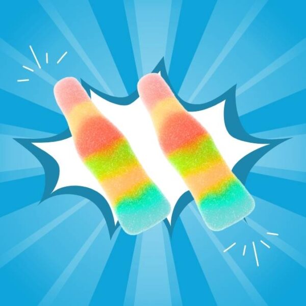 Dulceplus Sour Multicolour Bottle 1kg