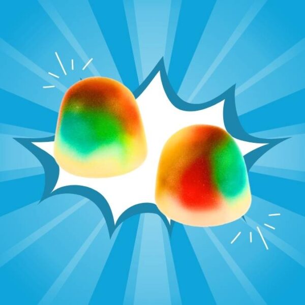 Dulceplus Jelly Multicolour Kisses 1kg