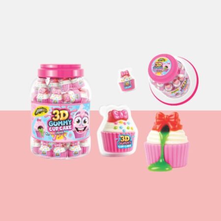 3D Gummy Cupcakes 18g x60