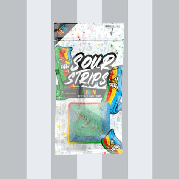 Sour Strips Rainbow 85g x12