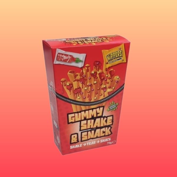 Zed Candy Screamers Gummy Fries shake box x8