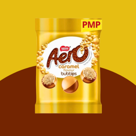 Nestle Aero Caramel Bubbles 80g x12