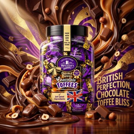 Walker Double Dip Chocolate Toffee Jar 850g