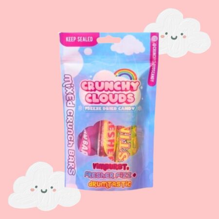 Crunchy Clouds Freeze Dried Mixed Crunch Bars 50g
