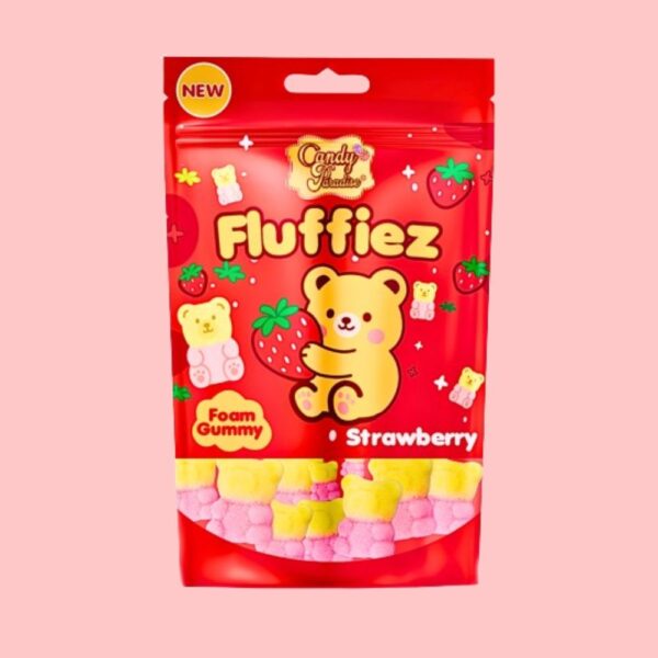 Fluffiez Strawberry Foam Gummies 100g x12