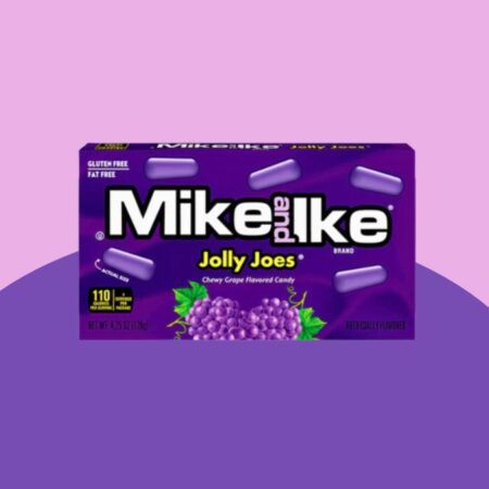 Mike & Ike Jolly Joes Grape 120g x12