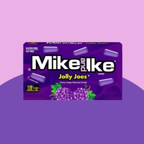 Mike & Ike Jolly Joes Grape 120g x12