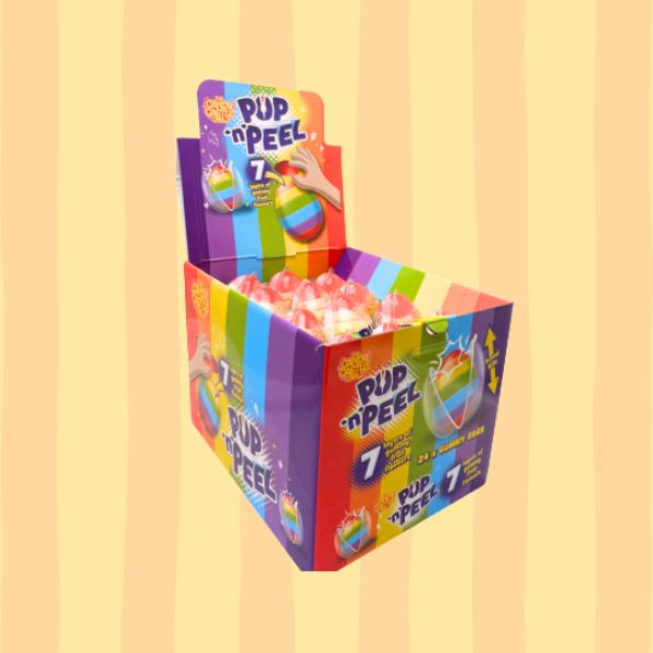 Pop N Peel Gummy Egg 85g x24