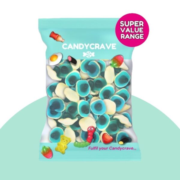 Candycrave Jelly Blue Mushrooms 1kg