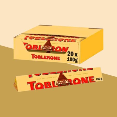 Toblerone Milk Chocolate Bars 100g x20