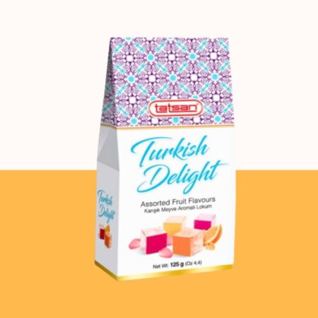 Assorted Fruit Turkish Delight 125g x12