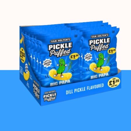 Van Holtens Big Pappa Pickle Puffs 50g x14