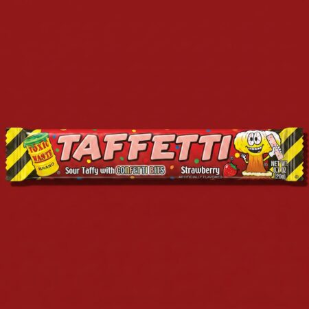 Toxic Waste Taffeti Sour Strawberry Chew Bars 20g x24